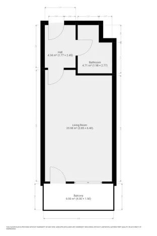 Pronájem bytu 1+kk, Praha - Vysočany, Poděbradská, 35 m2