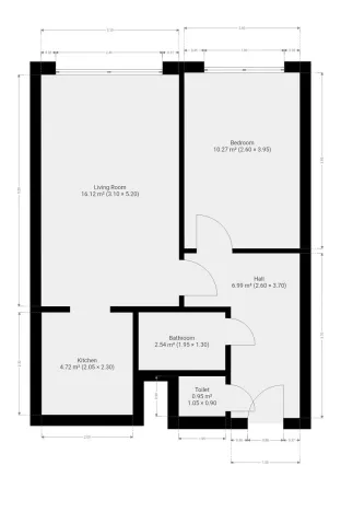 Pronájem bytu 2+kk, Praha - Ruzyně, Ciolkovského, 41 m2