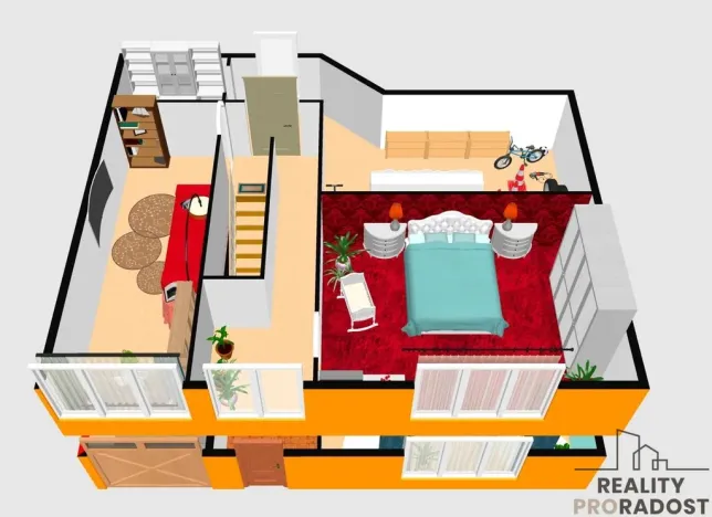 Pronájem bytu 2+1, Rájec-Jestřebí, Šafranice, 232 m2