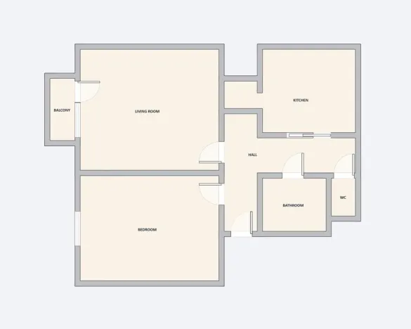 Pronájem bytu 2+1, Praha - Žižkov, Křivá, 50 m2