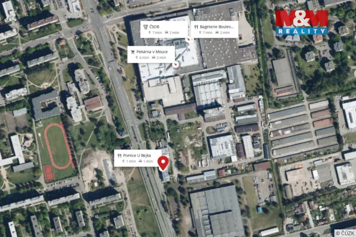 Pronájem kanceláře, Hradec Králové - Nový Hradec Králové, Brněnská, 40 m2