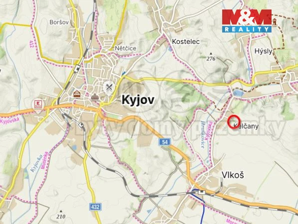 Prodej pole, Kelčany, 657 m2