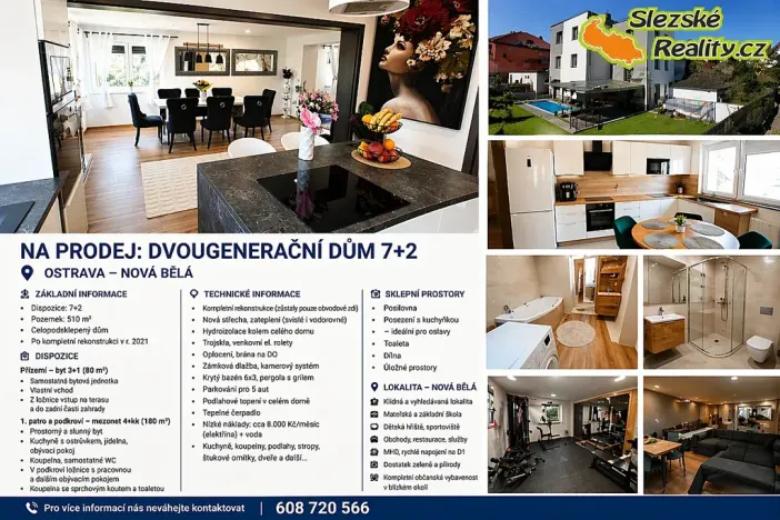 Prodej rodinného domu, Ostrava, 280 m2
