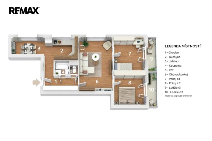Prodej bytu 3+1, Ostrava - Poruba, Vietnamská, 66 m2