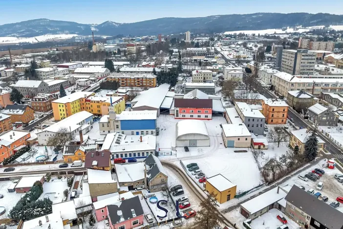 Prodej výrobních prostor, Nový Bor, Sklářská, 6477 m2