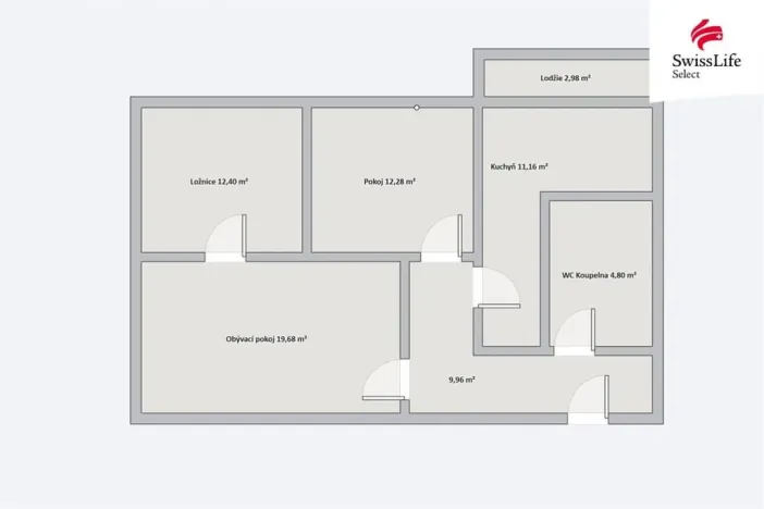 Prodej bytu 3+1, Chrudim, Na Šancích, 75 m2
