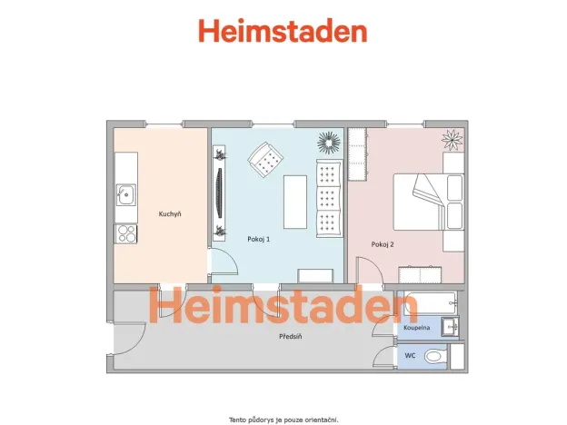 Pronájem bytu 2+1, Havířov - Šumbark, Okružní, 59 m2