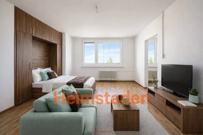 Pronájem bytu 1+kk, Karviná - Hranice, Slovenská, 35 m2