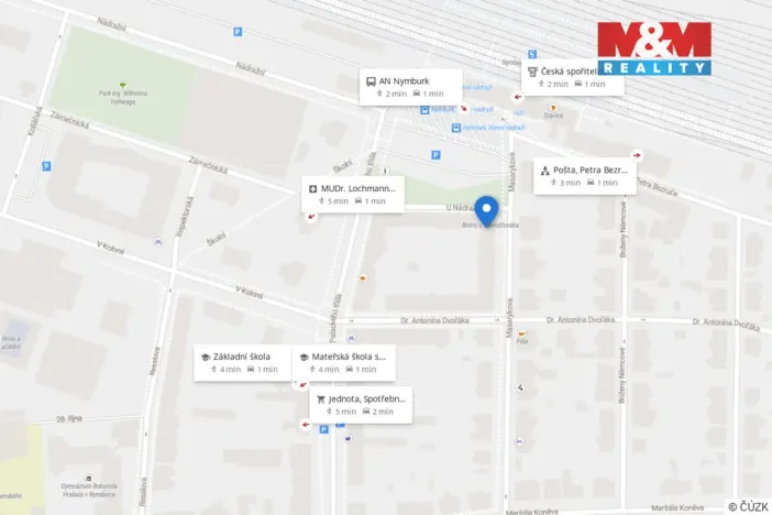 Prodej bytu 3+1, Nymburk, Masarykova, 72 m2