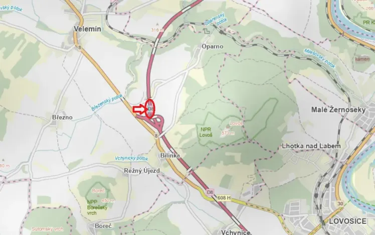 Prodej lesa, Chotiněves, 3854 m2