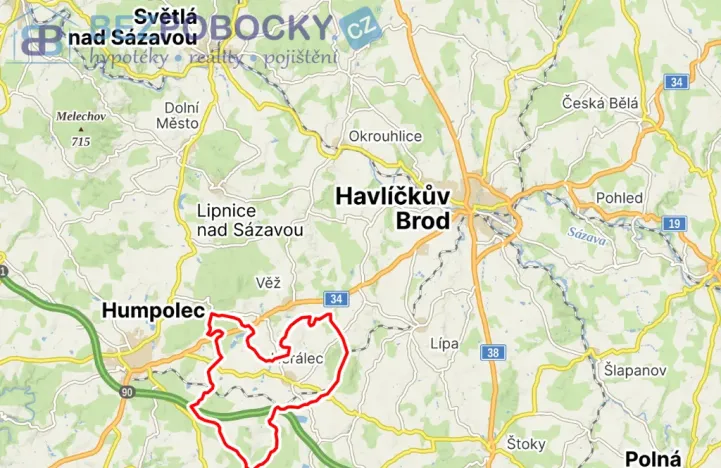 Prodej rodinného domu, Herálec, 110 m2