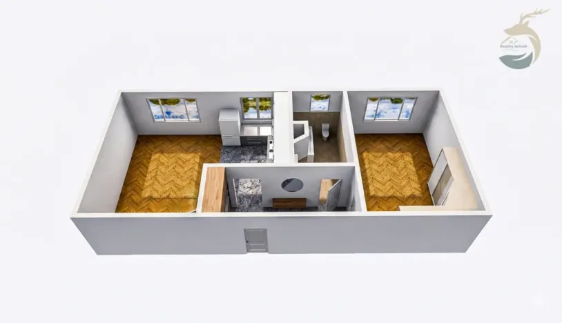 Prodej bytu 2+kk, Chlumčany, V Rumunsku, 52 m2