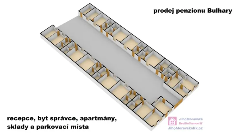 Prodej ubytování, Bulhary, 664 m2