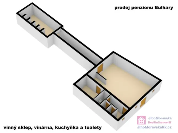 Prodej ubytování, Bulhary, 664 m2