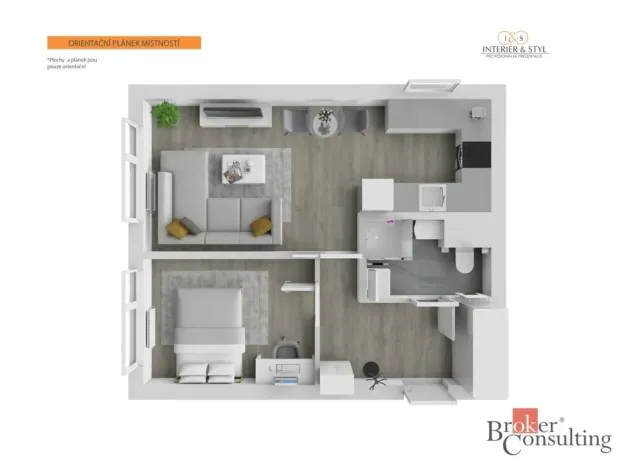 Prodej bytu 2+kk, Praha - Michle, Na úlehli, 38 m2