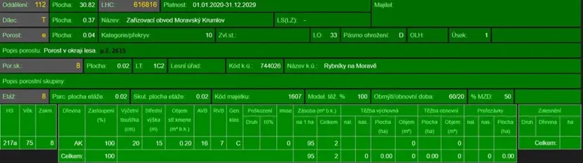 Prodej lesa, Rybníky, 3133 m2