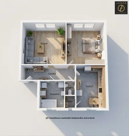 Prodej bytu 2+1, Děčín, Palackého, 75 m2