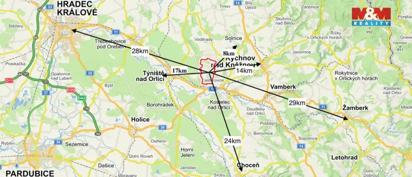 Prodej kanceláře, Častolovice, Komenského, 154 m2