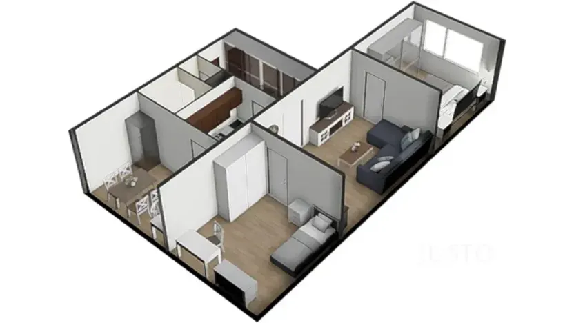 Prodej bytu 3+1, Písek, Na Stínadlech, 64 m2