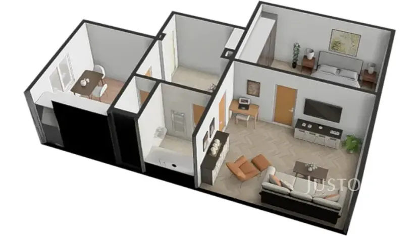 Prodej bytu 2+1, Písek, Šafaříkova, 52 m2