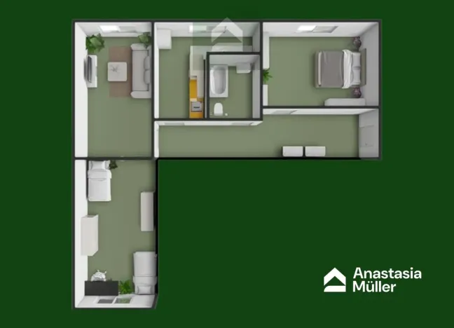 Prodej bytu 3+1, Plzeň - Lobzy, Dlouhá, 76 m2