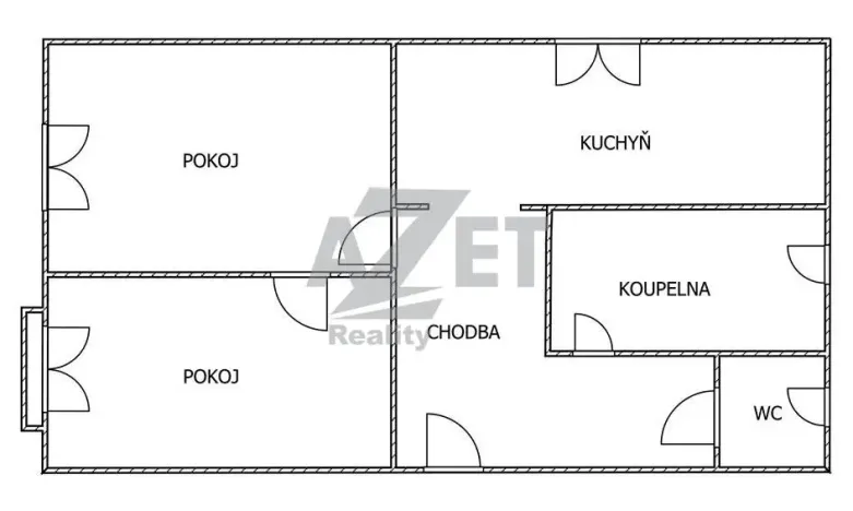 Prodej bytu 2+1, Ostrava - Hrabůvka, Horní, 57 m2