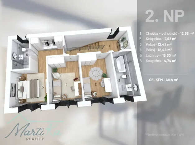 Prodej bytu 4+kk, Úvaly, 5. května, 142 m2