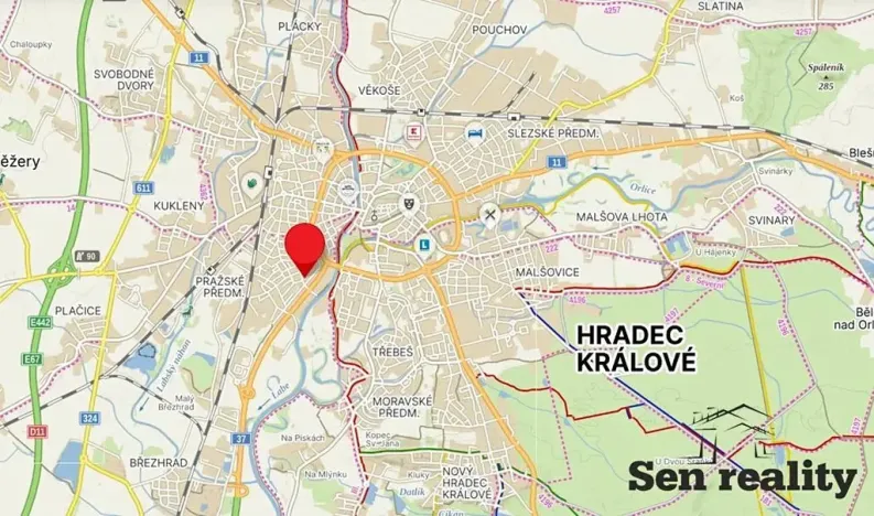 Prodej bytu 2+kk, Hradec Králové, Veverkova, 53 m2