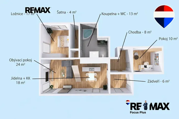 Prodej bytu 5+kk, Jabloňov, 154 m2