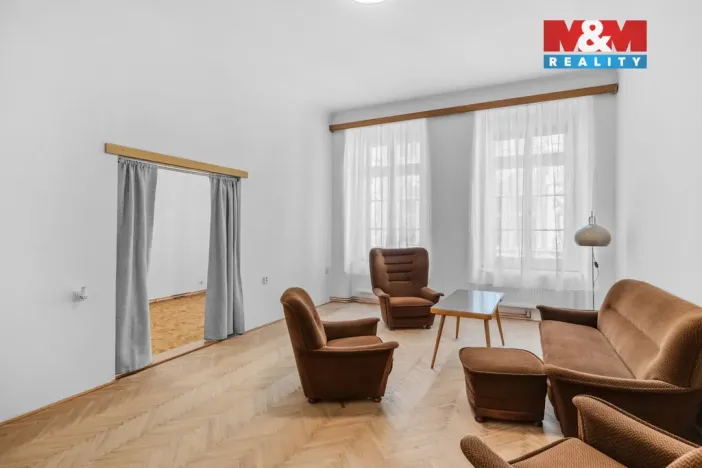 Pronájem bytu 2+1, Praha - Nové Město, Růžová, 60 m2