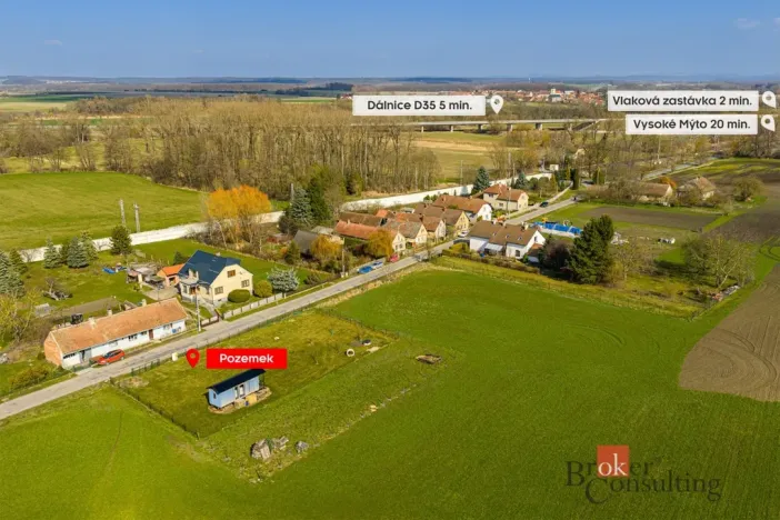Prodej pozemku pro bydlení, Moravany - Turov, 840 m2