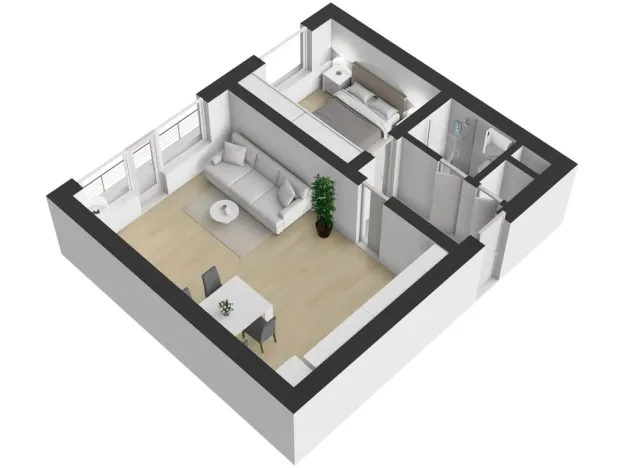 Pronájem bytu 2+kk, Praha - Záběhlice, Jabloňová, 33 m2