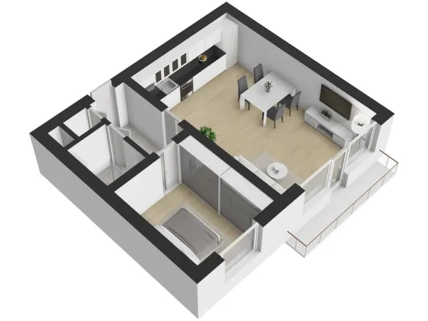 Pronájem bytu 2+kk, Praha - Záběhlice, Jabloňová, 33 m2