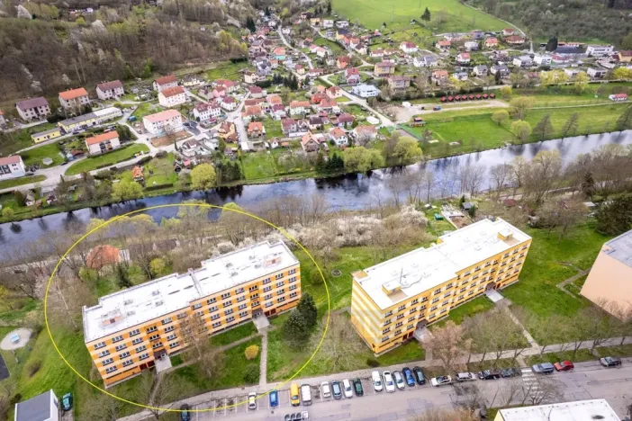 Pronájem bytu 1+1, Český Krumlov - Plešivec, Sídliště Plešivec, 45 m2