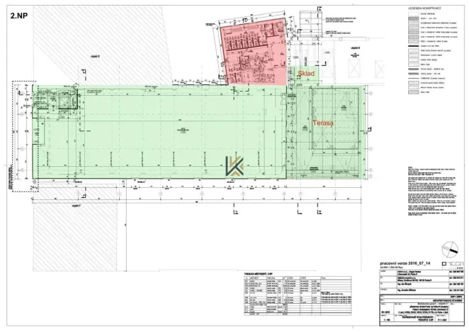Pronájem kanceláře, Praha, Lihovarská, 706 m2
