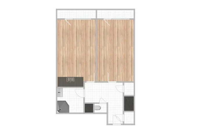 Pronájem bytu 2+kk, Praha - Vinohrady, Libická, 48 m2