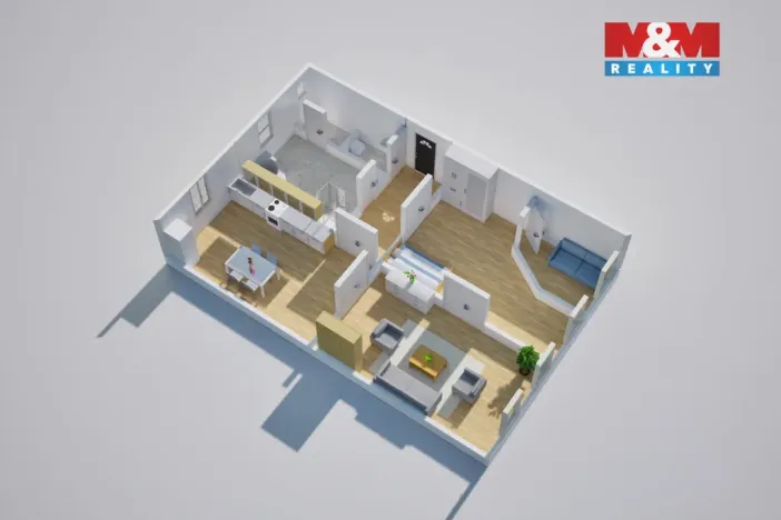 Prodej bytu 3+kk, Teplice, Duchcovská, 88 m2