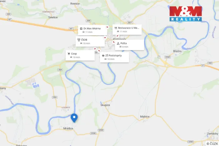 Prodej zahrady, Postoloprty - Mradice, 1582 m2