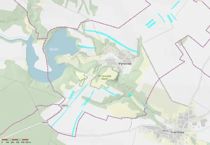 Prodej pole, Výrovice, 104835 m2
