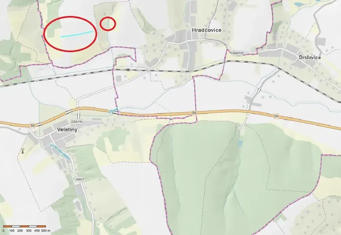 Prodej pole, Hradčovice, 2918 m2