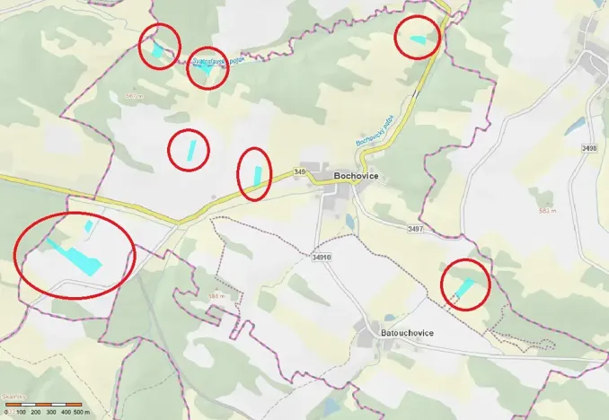 Prodej pole, Bochovice, 54066 m2