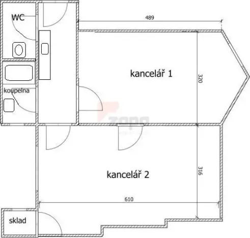 Pronájem kanceláře, Praha - Nové Město, Národní, 470 m2