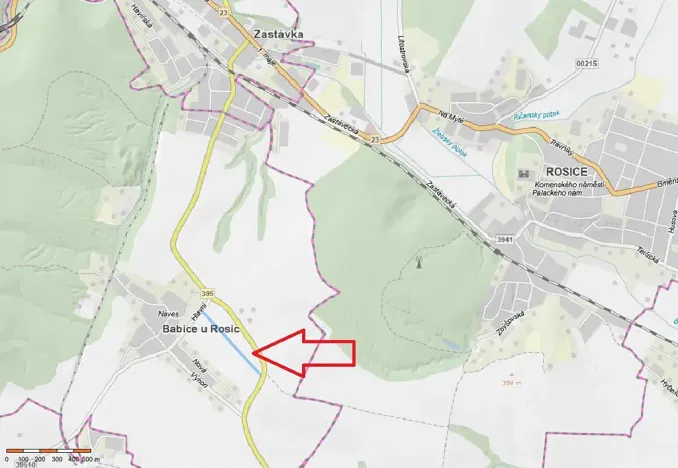 Prodej pole, Babice u Rosic, 7151 m2