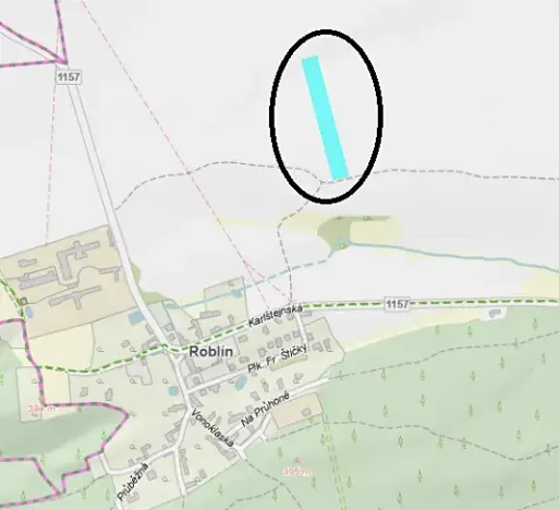 Prodej pole, Roblín, 16023 m2