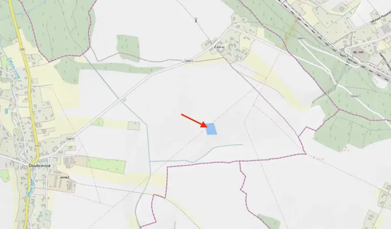 Prodej louky, Zdobín, 145881 m2