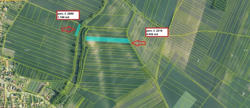 Prodej pole, Petrovice, 11682 m2