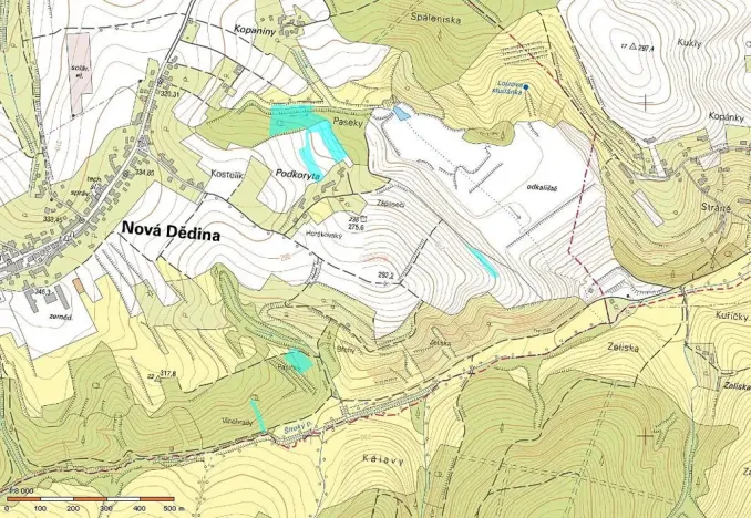 Prodej louky, Nová Dědina, 25307 m2