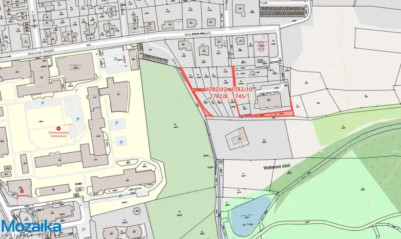 Prodej pozemku pro bydlení, Ústí nad Orlicí, 340 m2