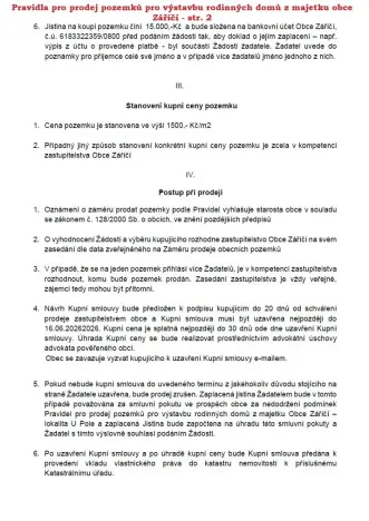 Prodej pozemku pro bydlení, Záříčí, 811 m2