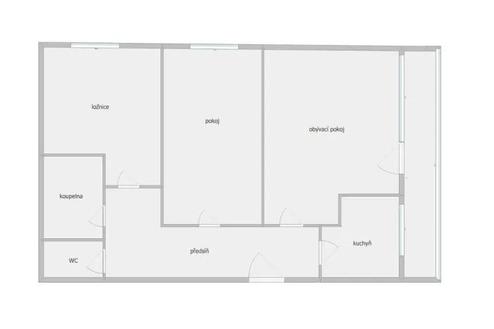 Prodej bytu 3+1, Praha - Krč, Za dvorem, 75 m2